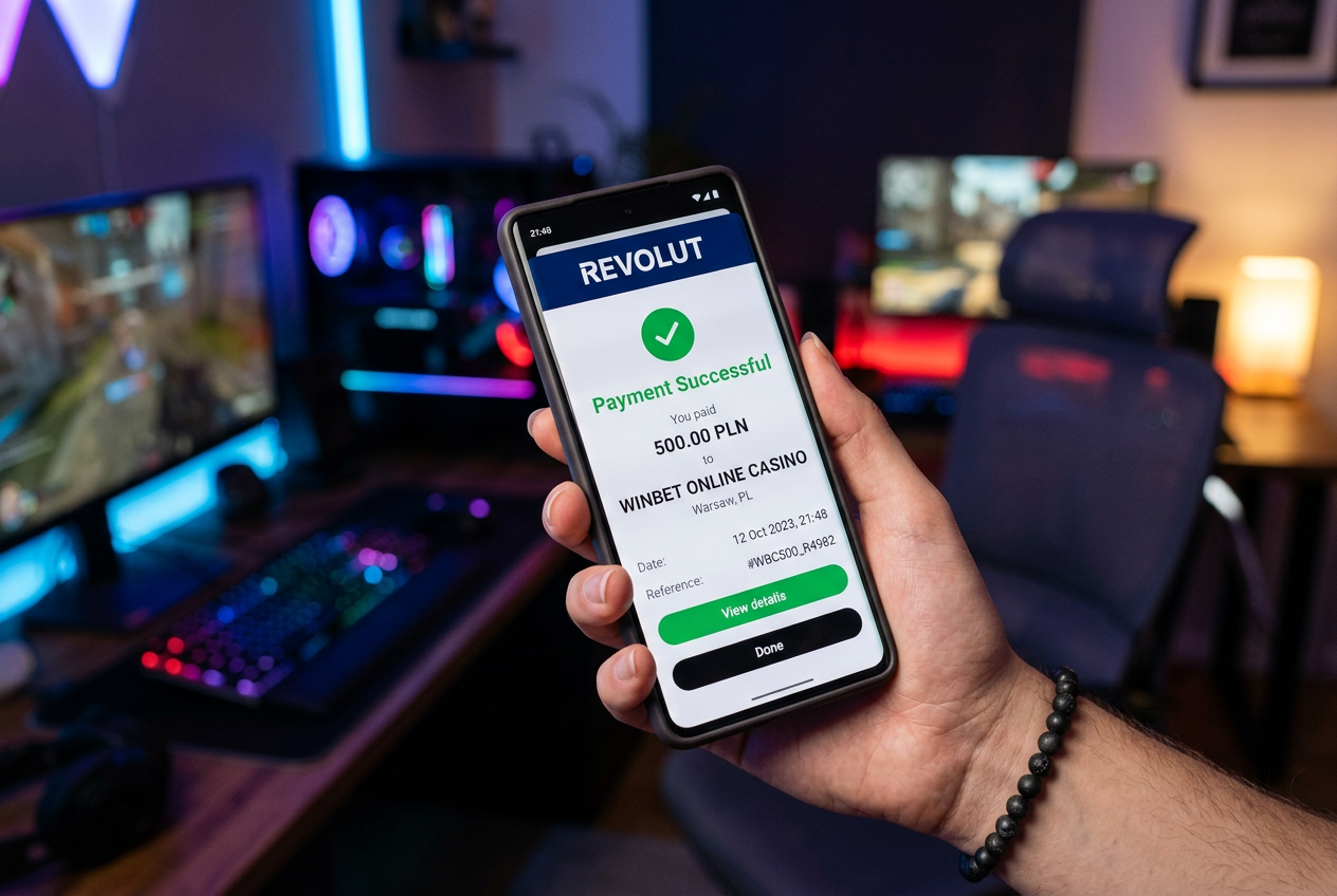 Instrukcja depozytu Revolut w kasynie online krok po kroku